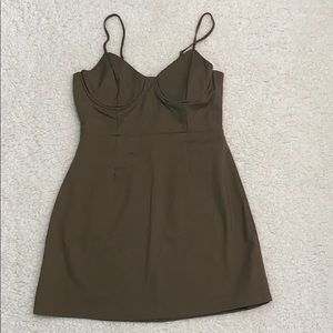 Olive Green Dress